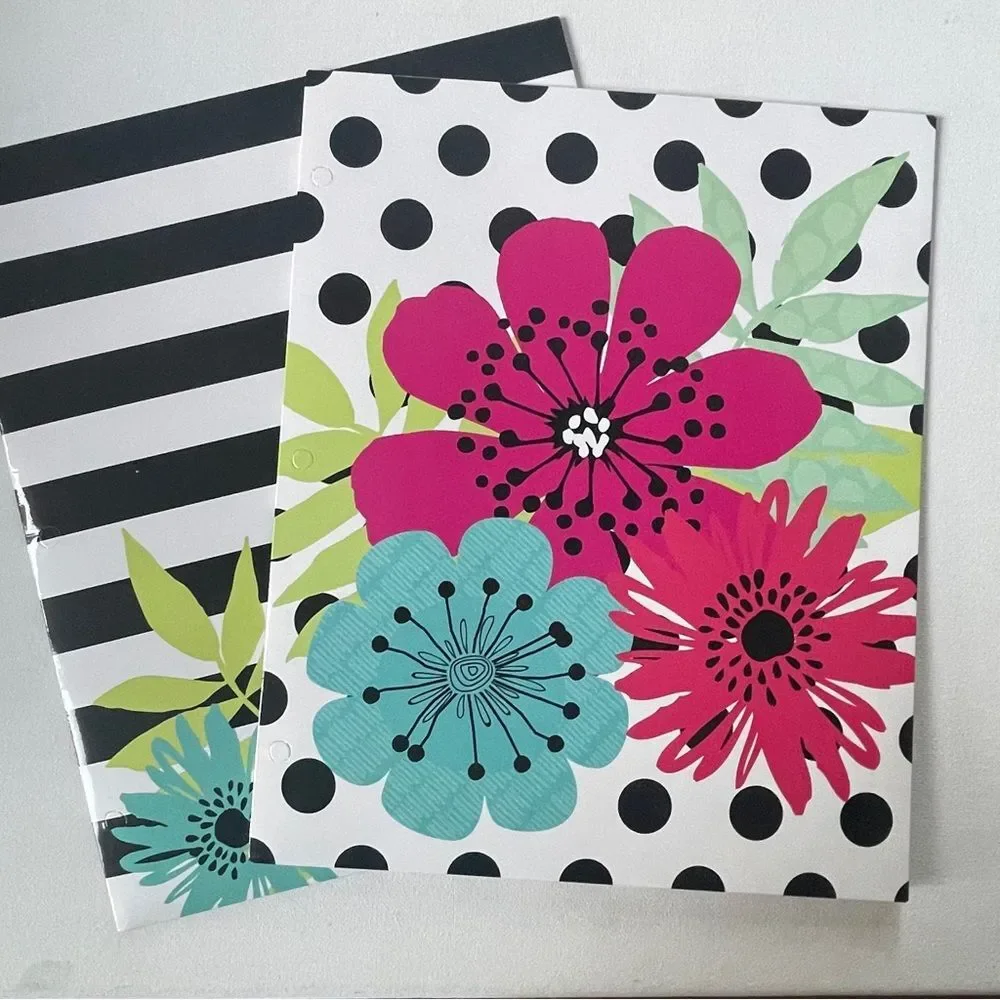 Set of two 2 pocket folder The Sugarland Collection